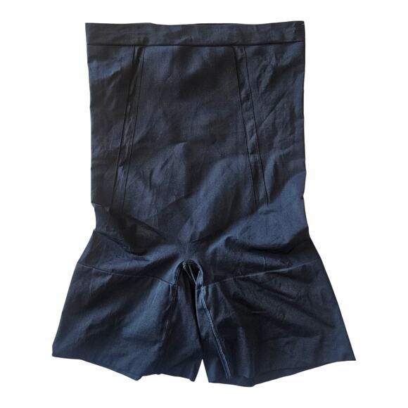 SPANX OnCore Women's Size XL High Waisted Mid Thigh Shapewear Shorts Black - Picture 1 of 7